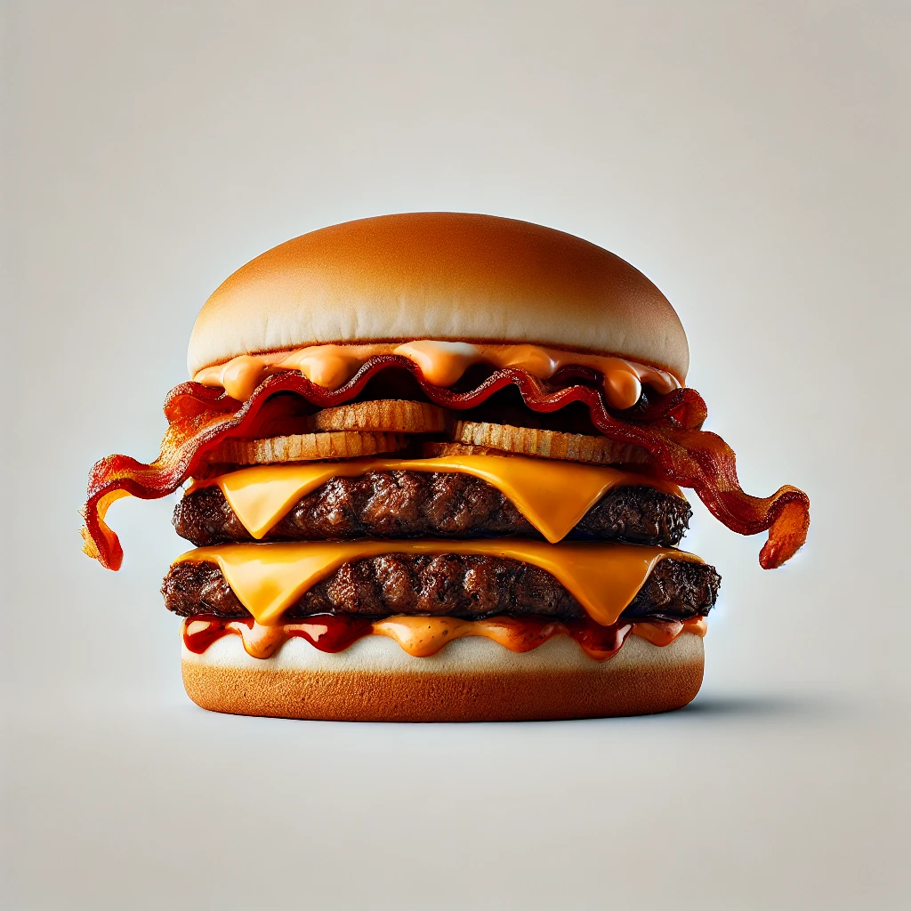 All Time Favourite 1 Sweet and spicy bacon burger