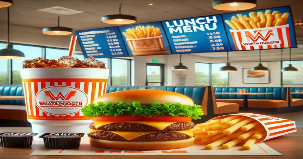 Whataburger lunch menu