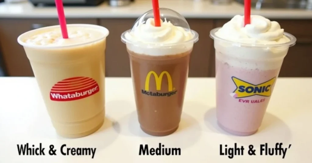 Whataburger Milkshake Flavors: Discover Every Delicious Sip 3 Whataburger vs Sonic shakes, McDonald's milkshake comparison, shake taste test, thick milkshakes, creamy shakes, fast food milkshakes, best shake brand, Whataburger shake review, milkshake showdown, Sonic vs Whataburger,