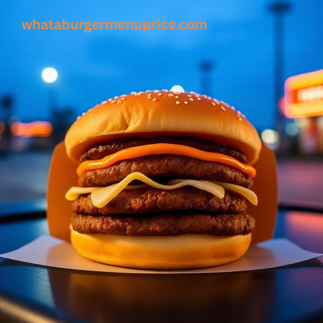 10 double meat whataburger box