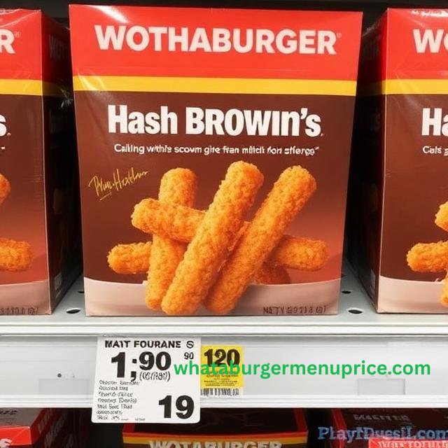 Whataburger Hash Brown Sticks Price 2026 – Cost, Calories, Deals & Breakfast Guide 6 Whataburger Hash Brown Sticks Price