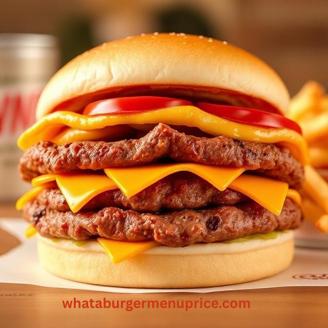 double meat whataburger jr price nutrition